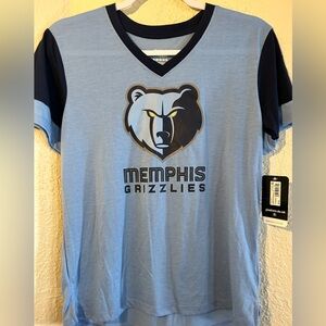 NBA Memphis Grizzlies Blue T-Shirt GIRLS NWT